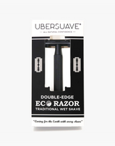 Eco-Razor 102B | Matte Black Butterfly Open Double Edge Razor